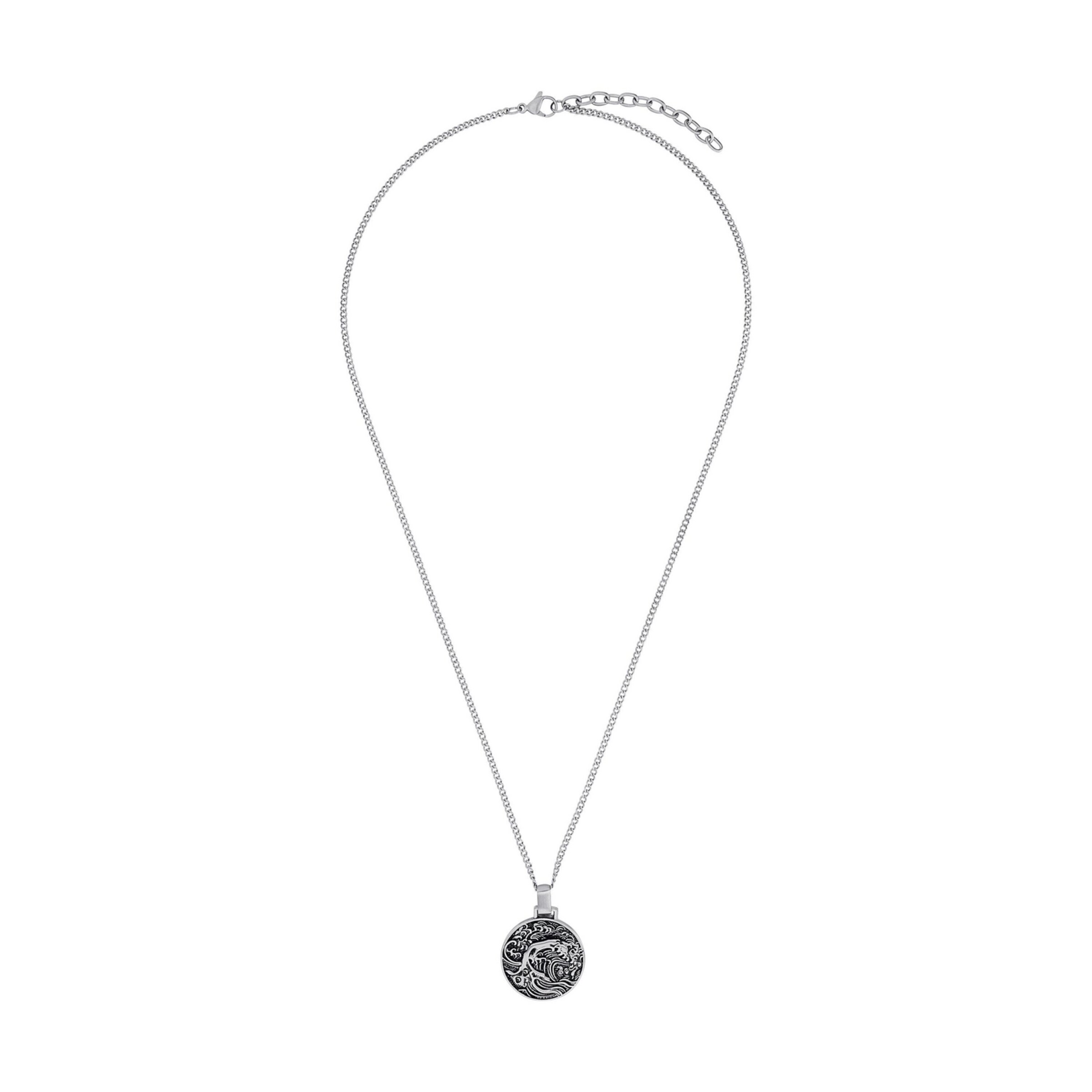AMOR Necklace in Silver: front