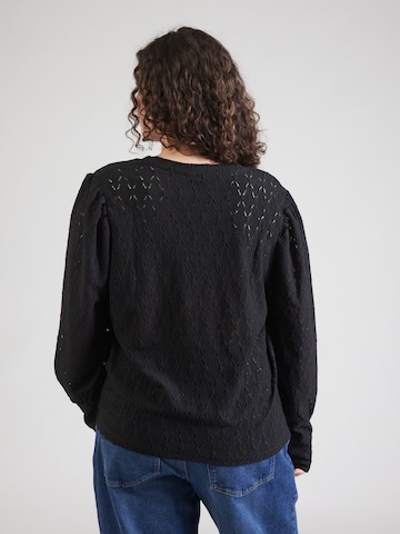 PIECES Curve Shirt 'PCCHRISTY' in Black