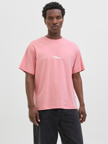 T-Shirt JACK & JONES en rose : devant