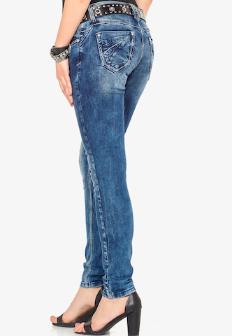 CIPO & BAXX Slimfit Jeans 'WD286' in Blau