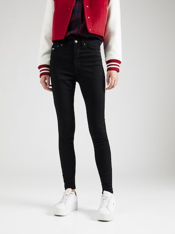 Tommy Jeans Skinny Jeans 'SYLVIA' i sort: forside
