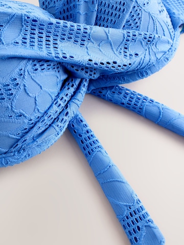 Next T-Shirt Bikinitop in Blau