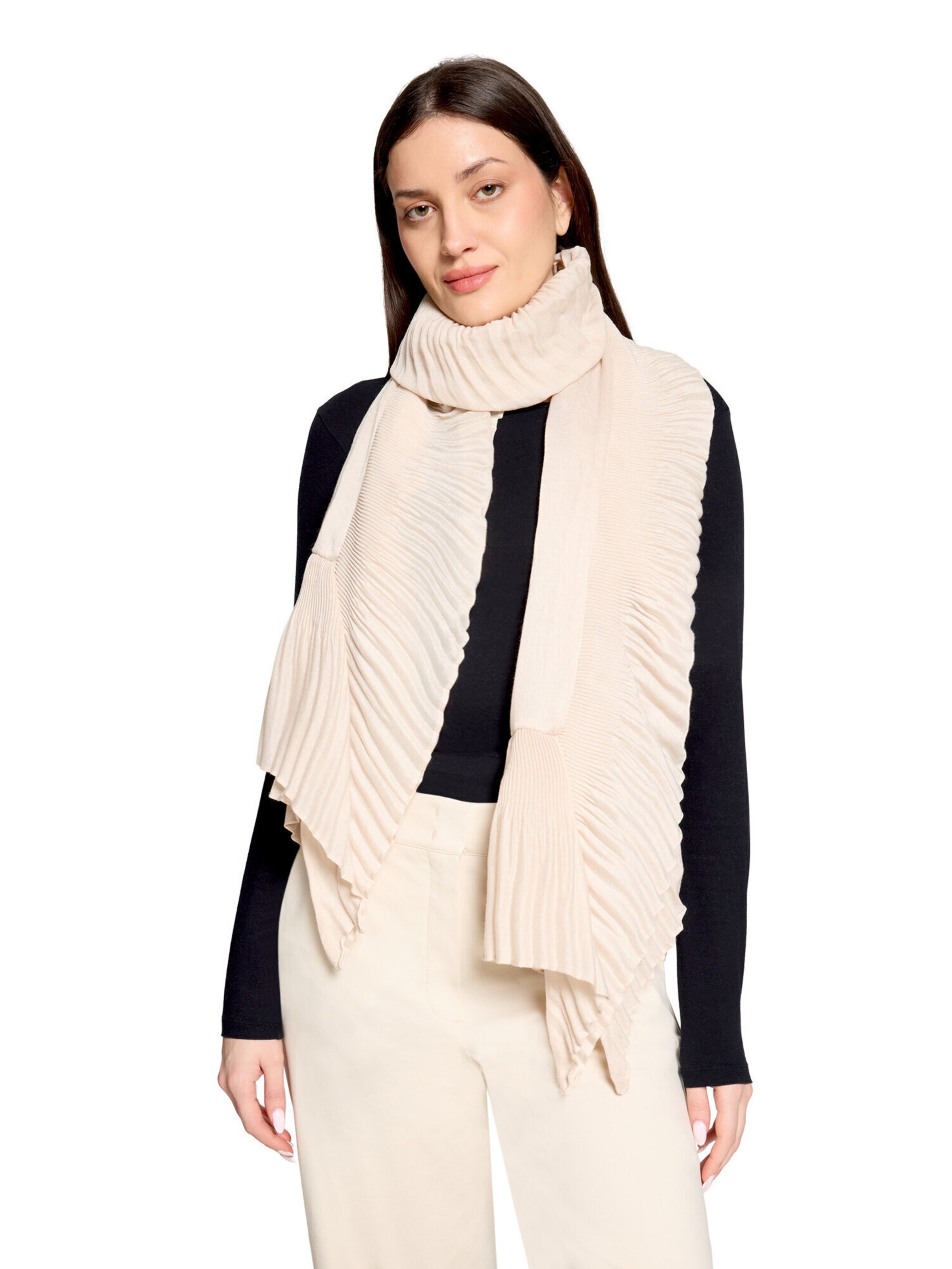 Betty Barclay Scarf in Beige: front