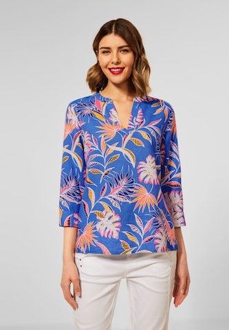 STREET ONE Blouse in Blauw: voorkant