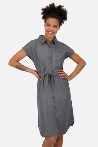 Alife and Kickin Shirt Dress 'MaeveAK' in Grey: front