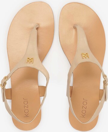 Kazar Flip-Flops i beige