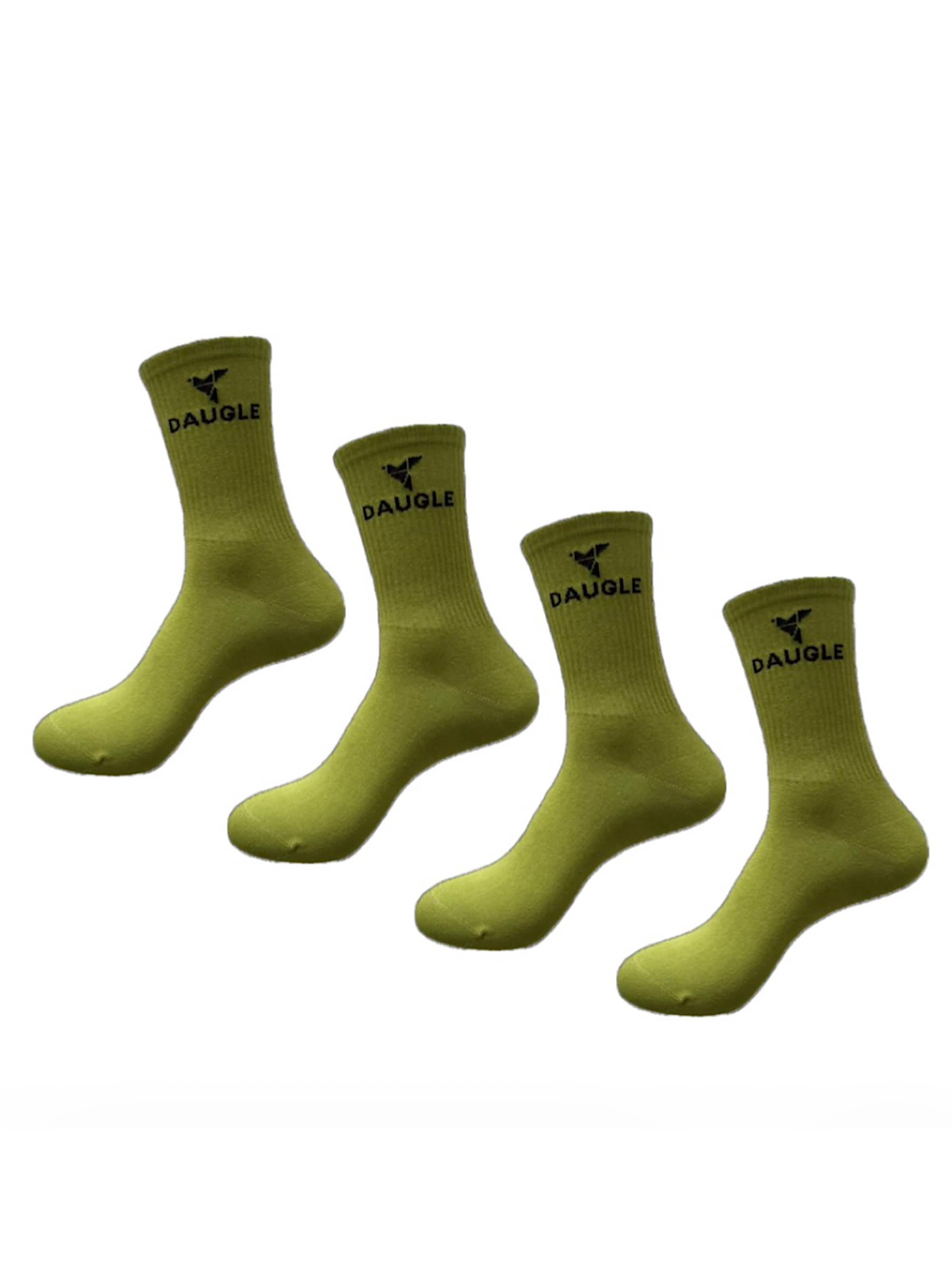 DAUGLE - Calcetines en verde: frente
