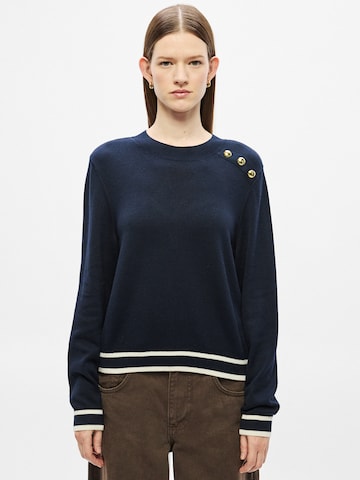Barbour Sweater 'Avery' in Blue: front