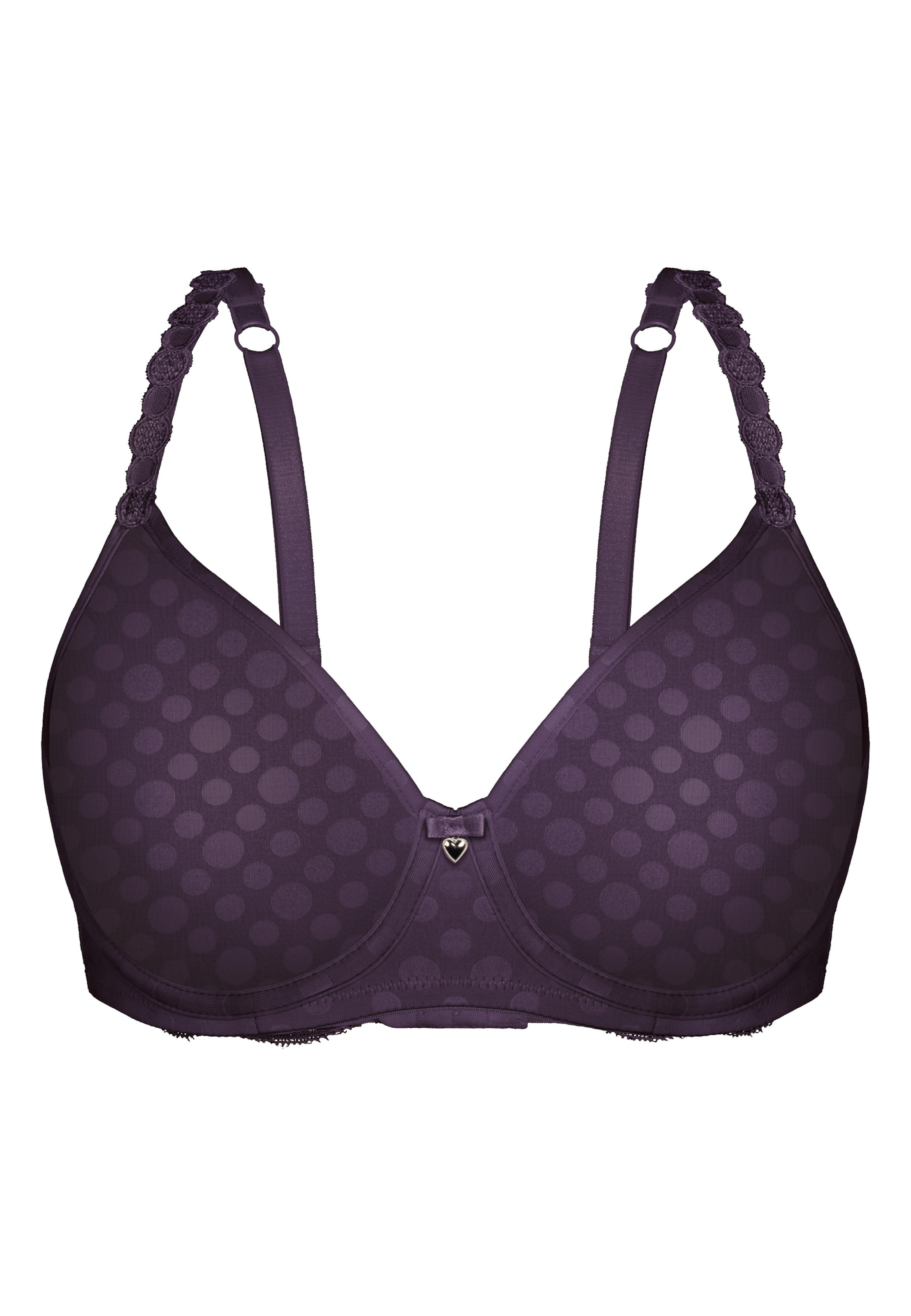 sassa BH 'DOT & BLOSSOM' in Lila: Vorderseite