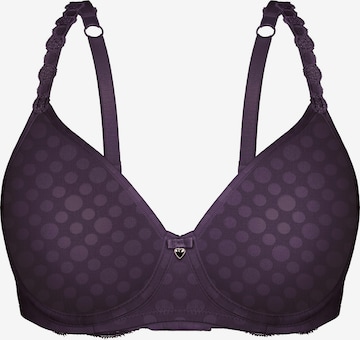 Soutien-gorge 'DOT & BLOSSOM' sassa en violet : devant