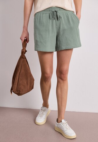 STREET ONE Loose fit Pants in Green
