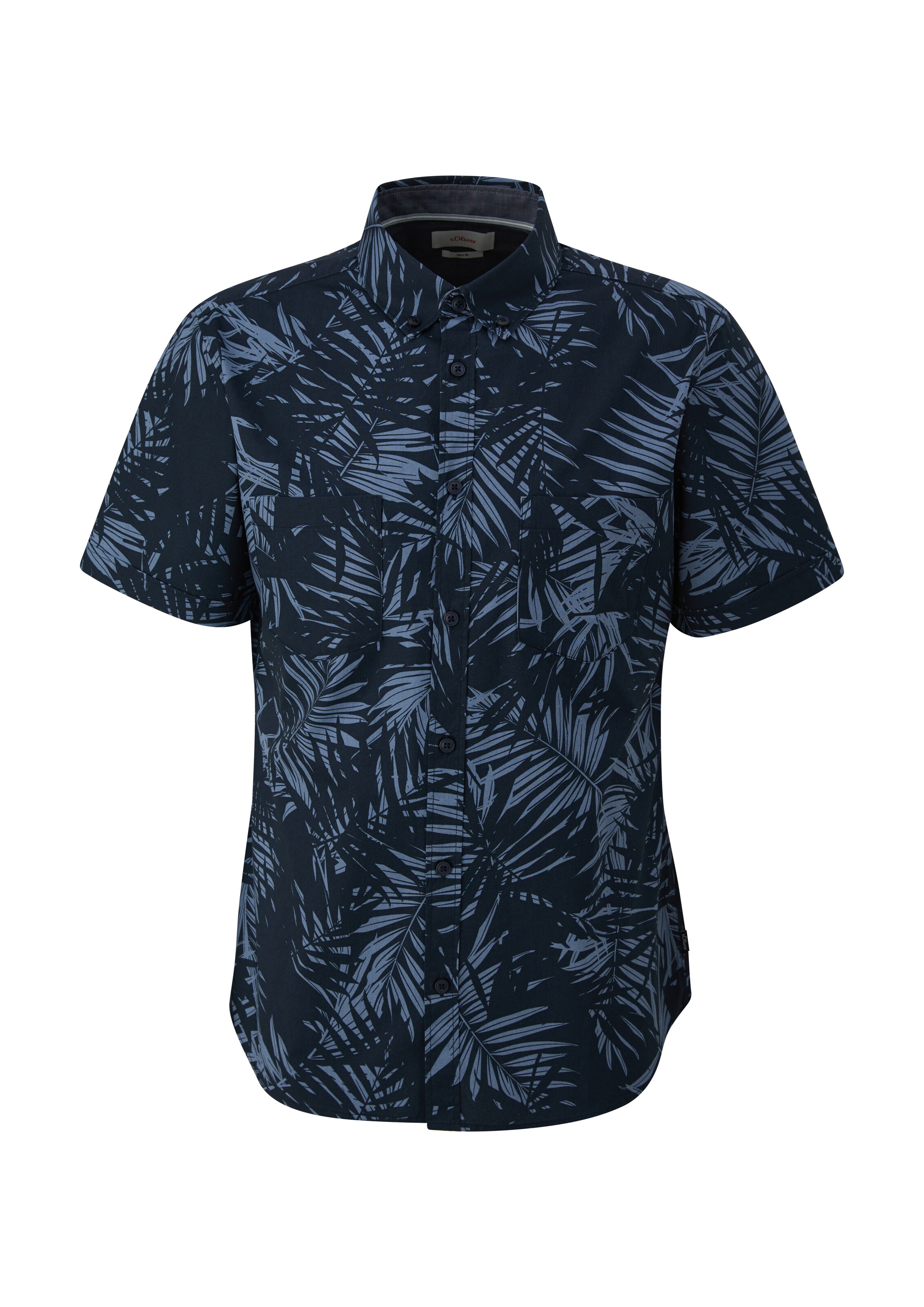 s.Oliver Hemd in Blau: Vorderseite