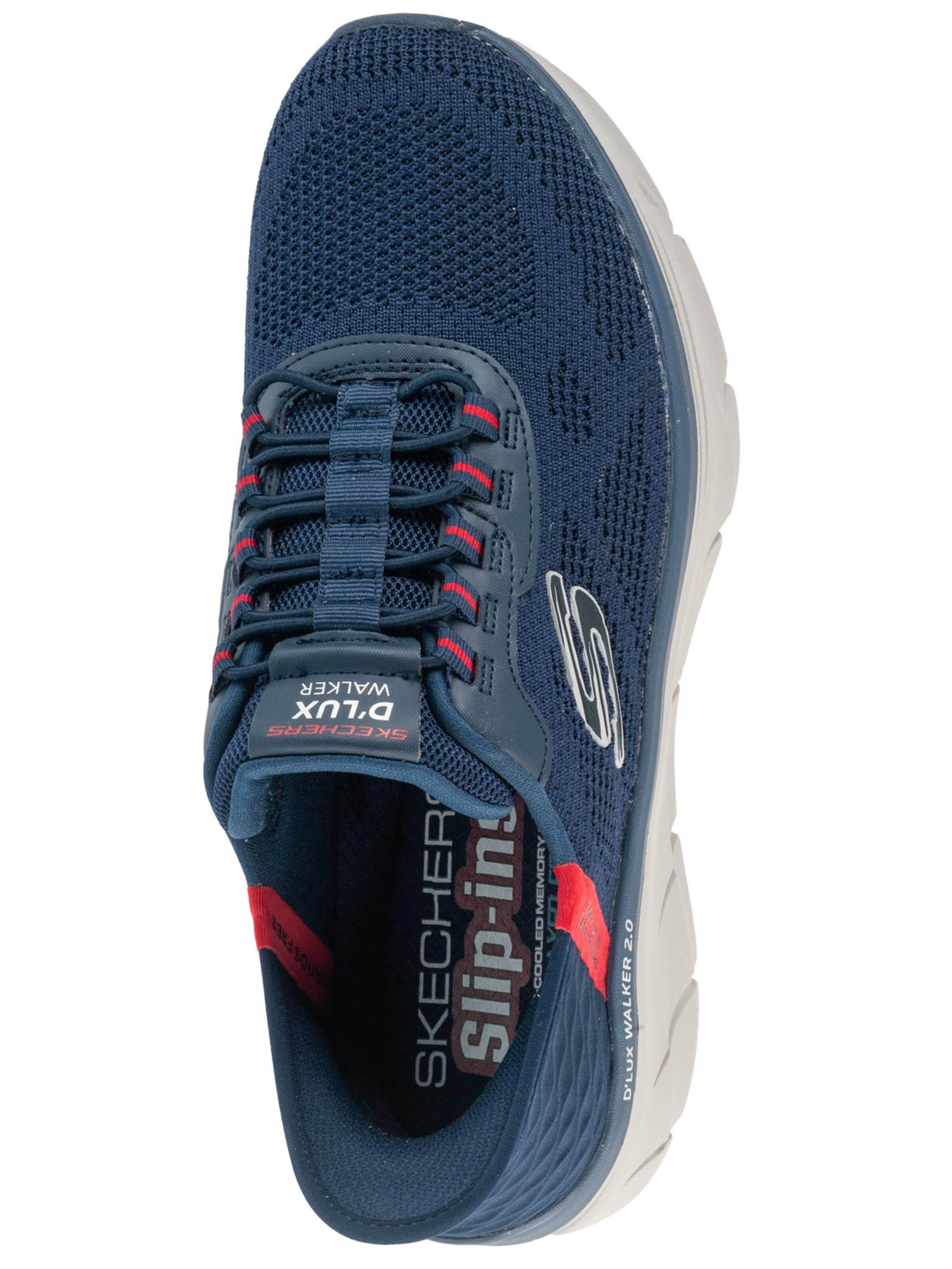 SKECHERS Platform trainers 'Slip-ins: D'Lux Walker 2.0 - Rezinate' in Blue