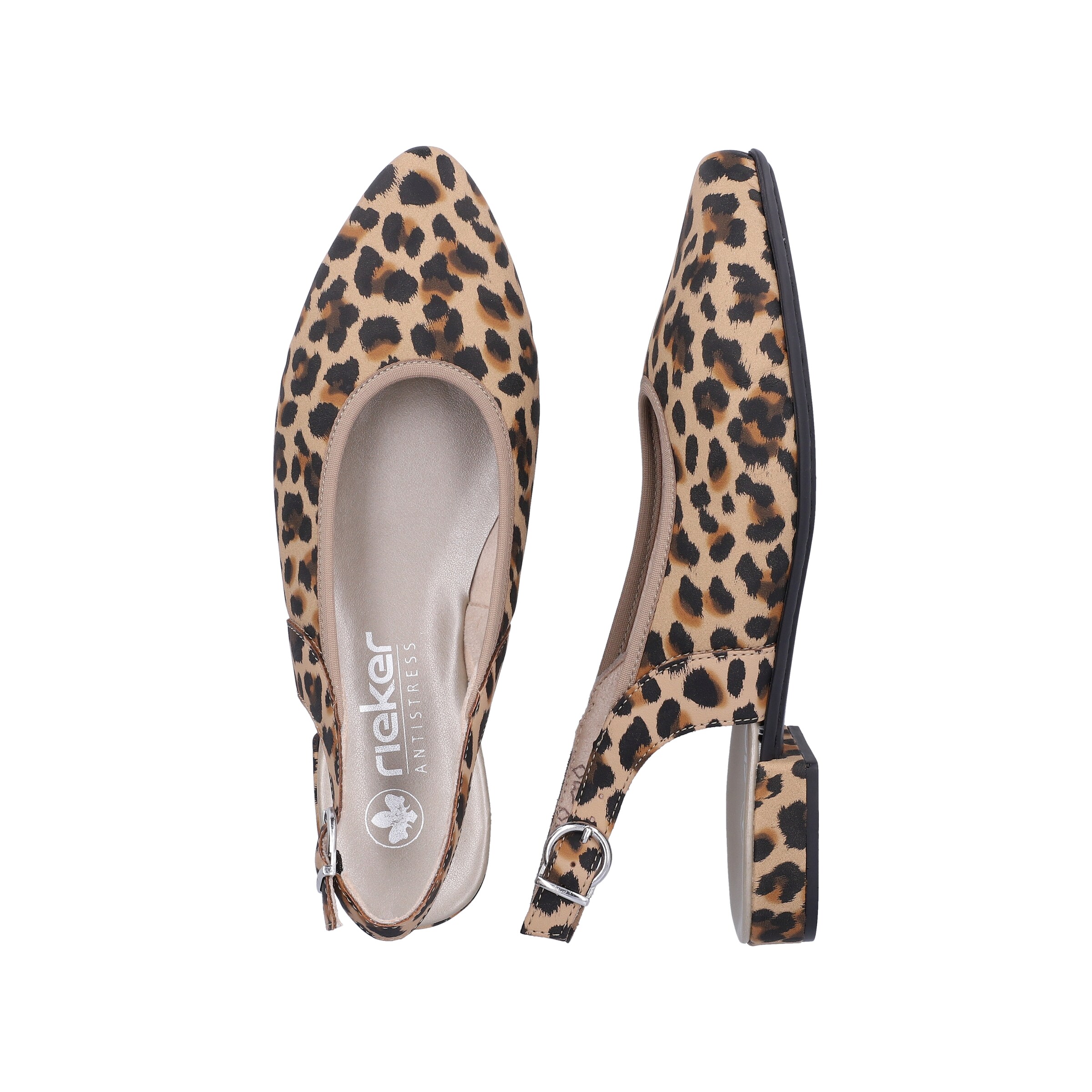 Rieker Slingback Pumps in Beige