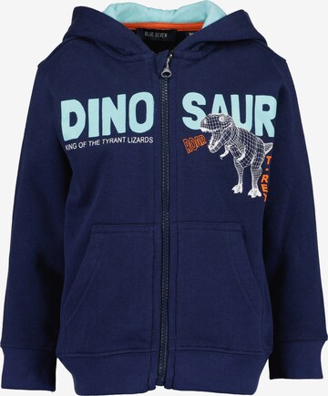 BLUE SEVEN - Sudadera con cremallera en azul: frente