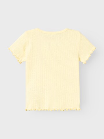 NAME IT - Camisola 'VIBSE' em amarelo