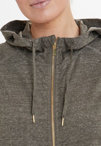 Athlecia Athletic Zip-Up Hoodie 'CHESTINE' in Green