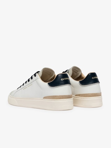 Sneaker bassa di Crime London in bianco