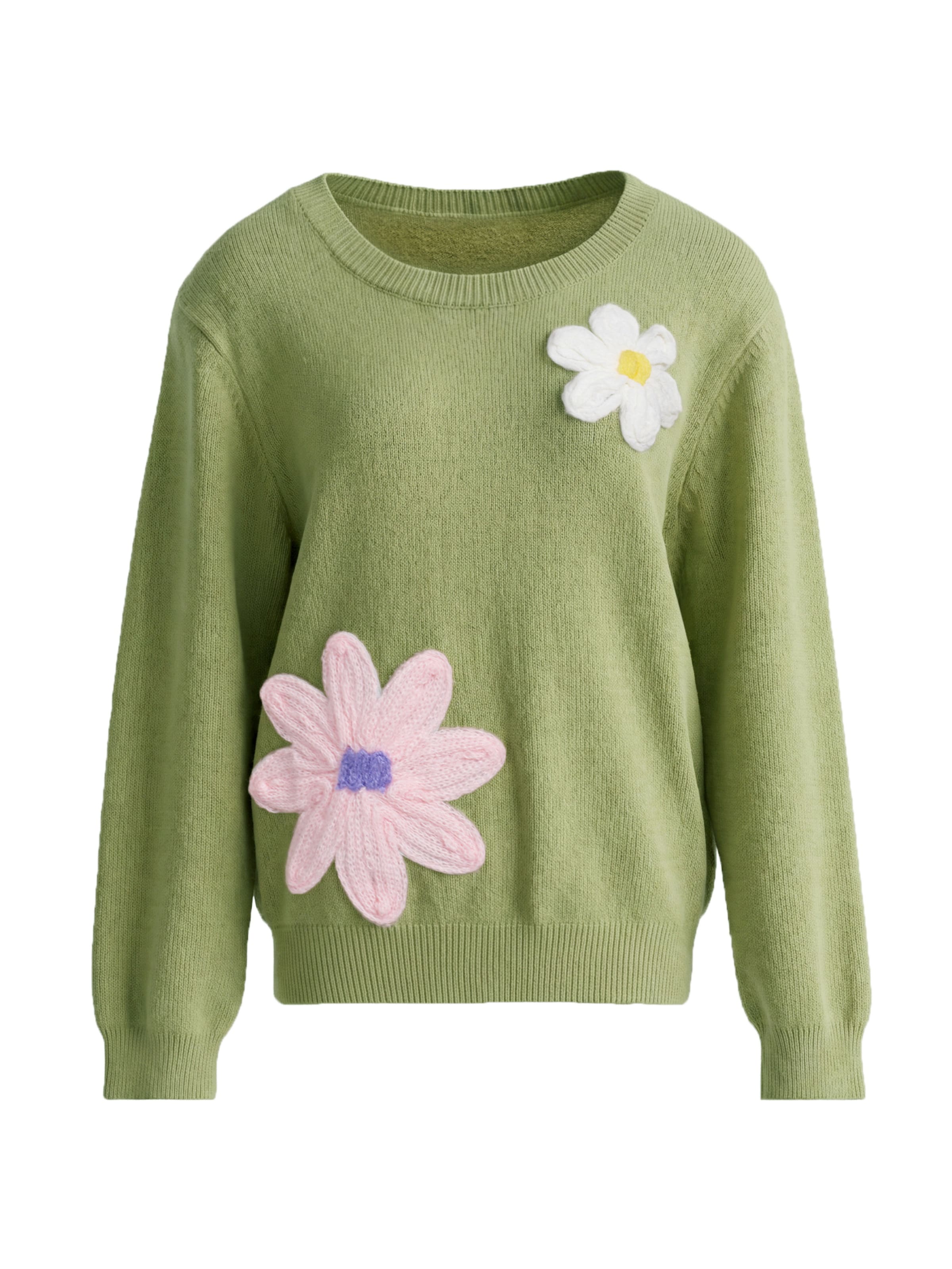 Pull-over Imily Bela en vert : devant