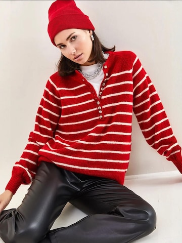 Pull-over Bianco Lucci en rouge
