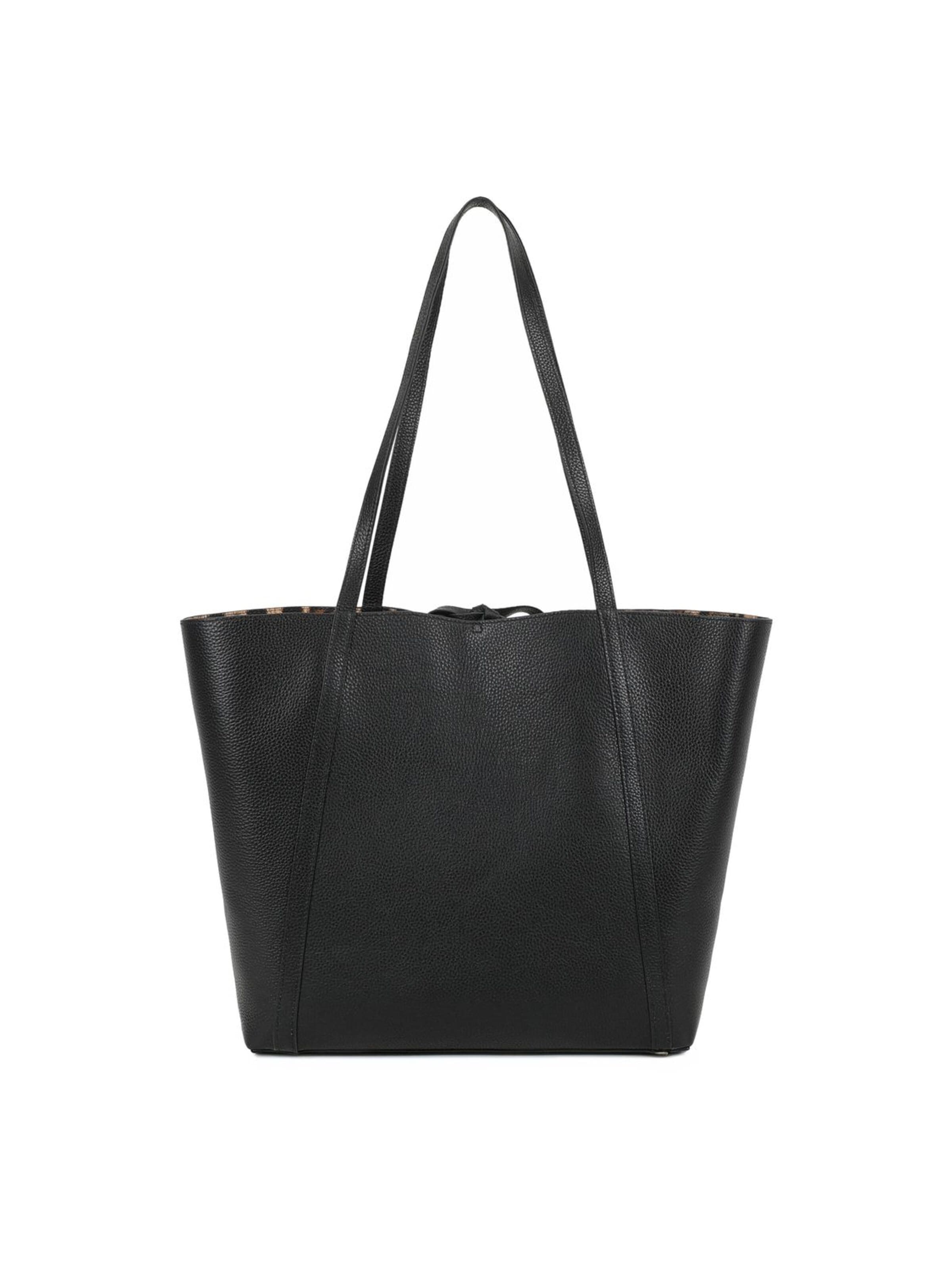 Shopper 'Double' di Braccialini in nero