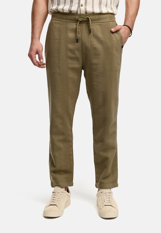 INDICODE JEANS Regular Pants 'Indie' in Green: front