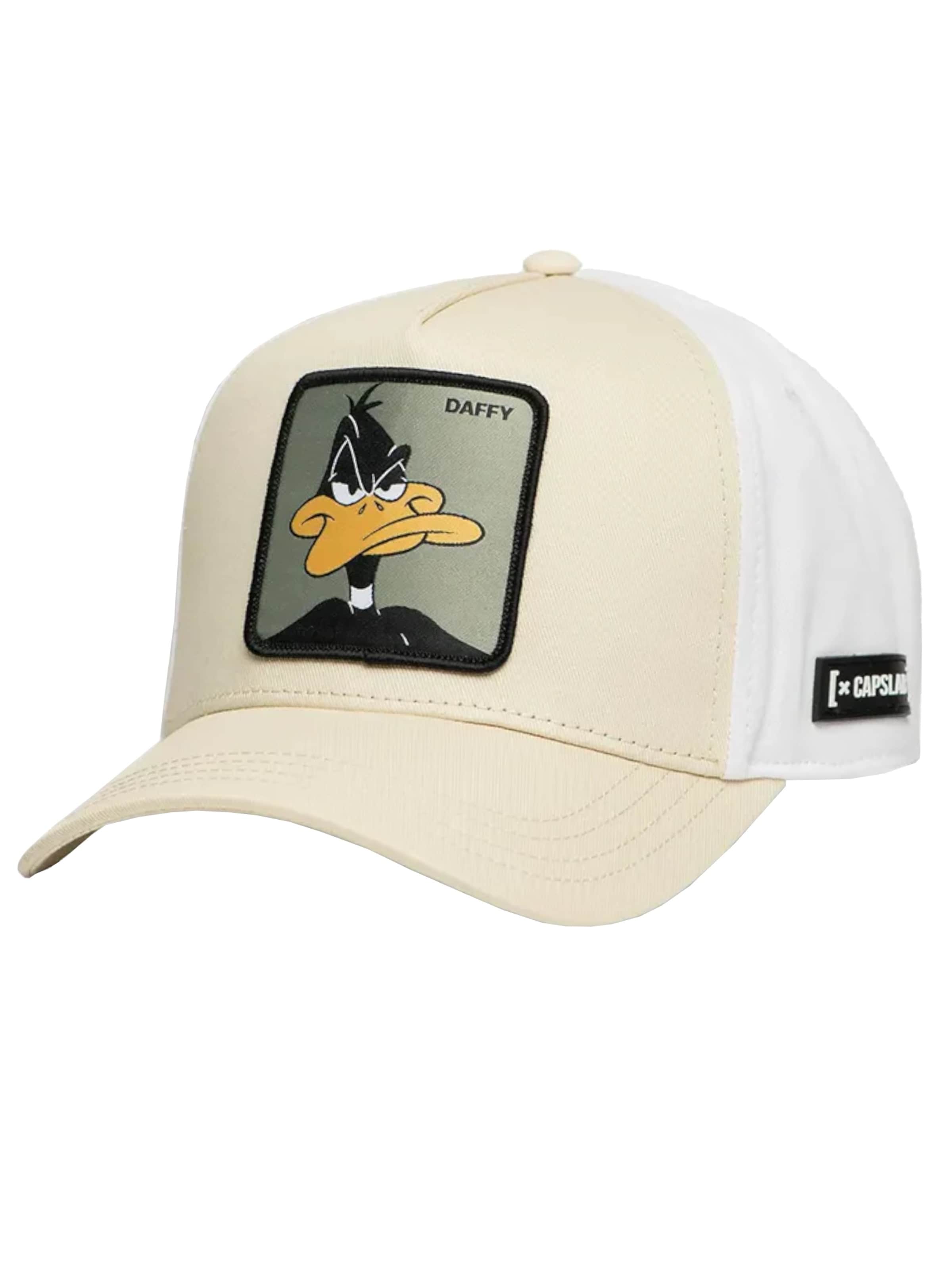 Capslab Cap 'Capslab Daffy Looney Tunes' in Beige: front