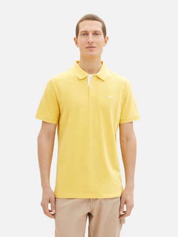 T-Shirt TOM TAILOR en jaune : devant