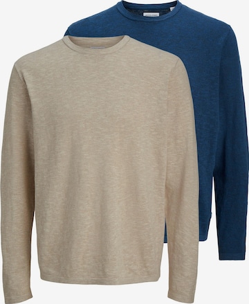 JACK & JONES Sweater 'Summer' in Blue: front