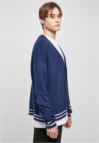 Urban Classics Knit Cardigan in Blue