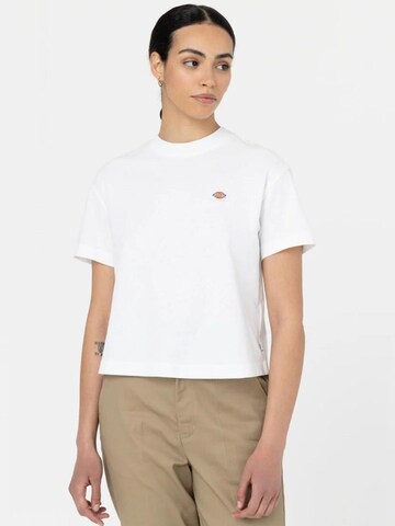 DICKIES Koszulka 'DICKIES OAKPORT BOXY SS TEE T-SHIRT' w kolorze biały: przód