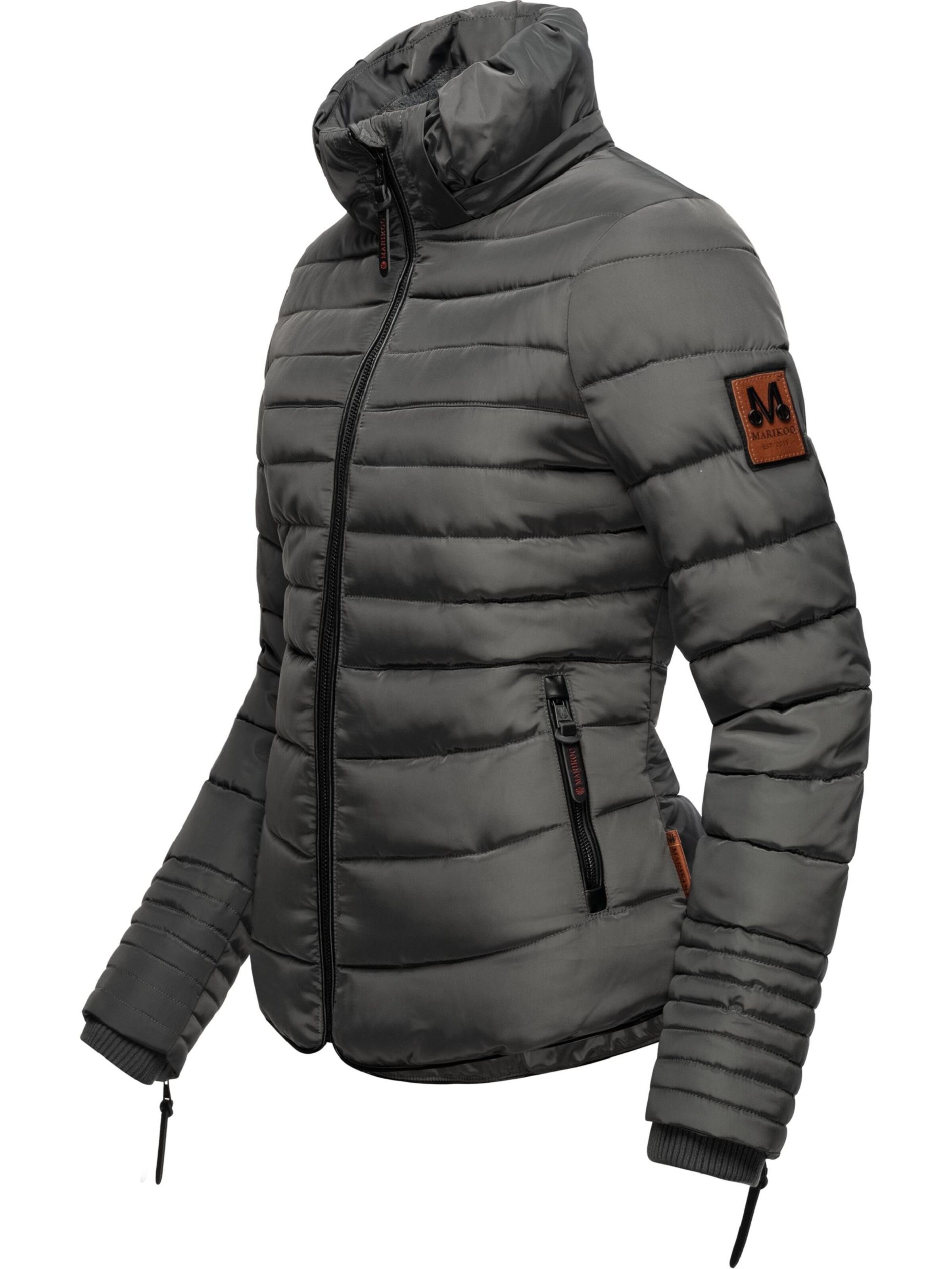 MARIKOO Winter jacket 'Amber' in Grey