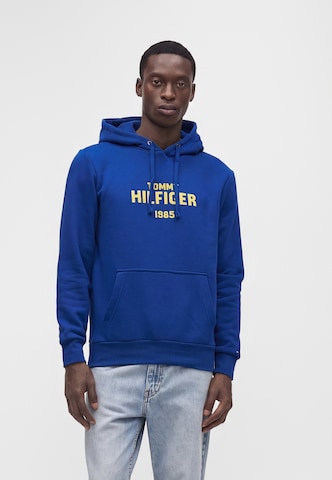 mėlyna TOMMY HILFIGER Megztinis be užsegimo: priekis
