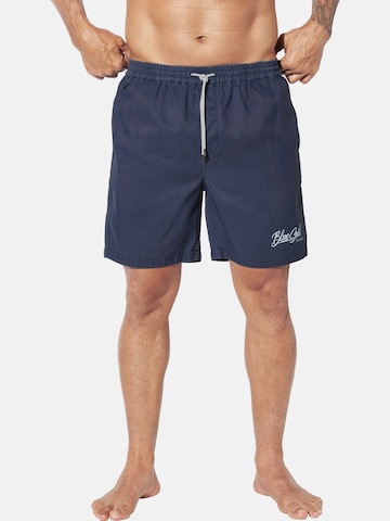 Jan Vanderstorm Zwemshorts 'Anwik' in Blauw: voorkant