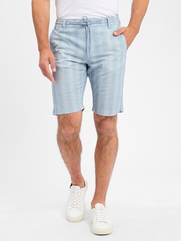 Nils Sundström Regular Pants in Blue: front