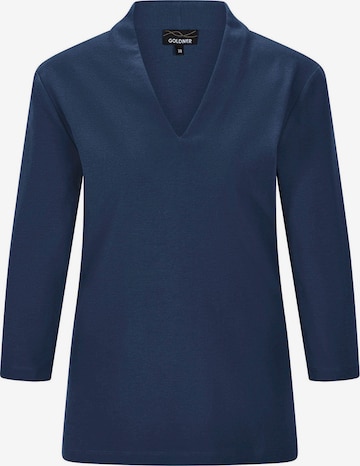 T-shirt Goldner en bleu : devant