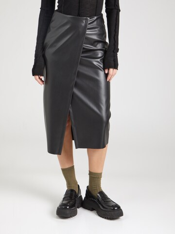 Gonna 'Willow Skirt' di ABOUT YOU in nero: frontale