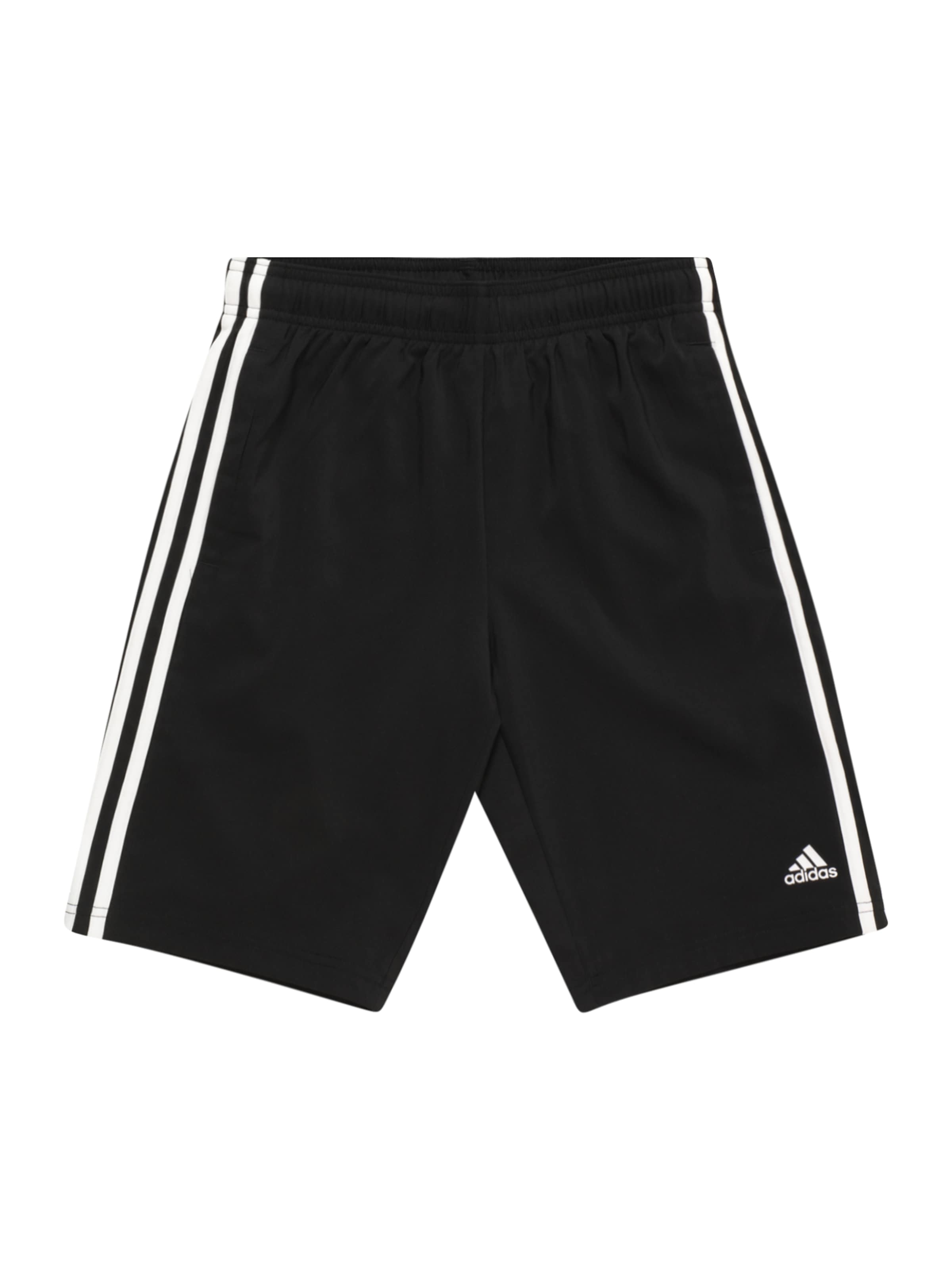 ADIDAS SPORTSWEAR Regular Urheiluhousut 'Essentials 3-Stripes ' värissä musta: etupuoli