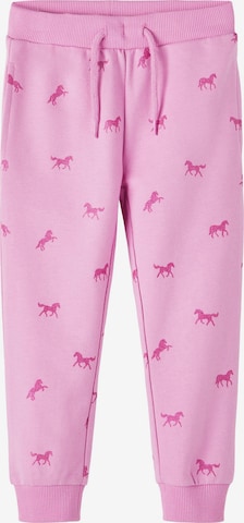 NAME IT Tapered Pants 'Bascha' in Pink: front