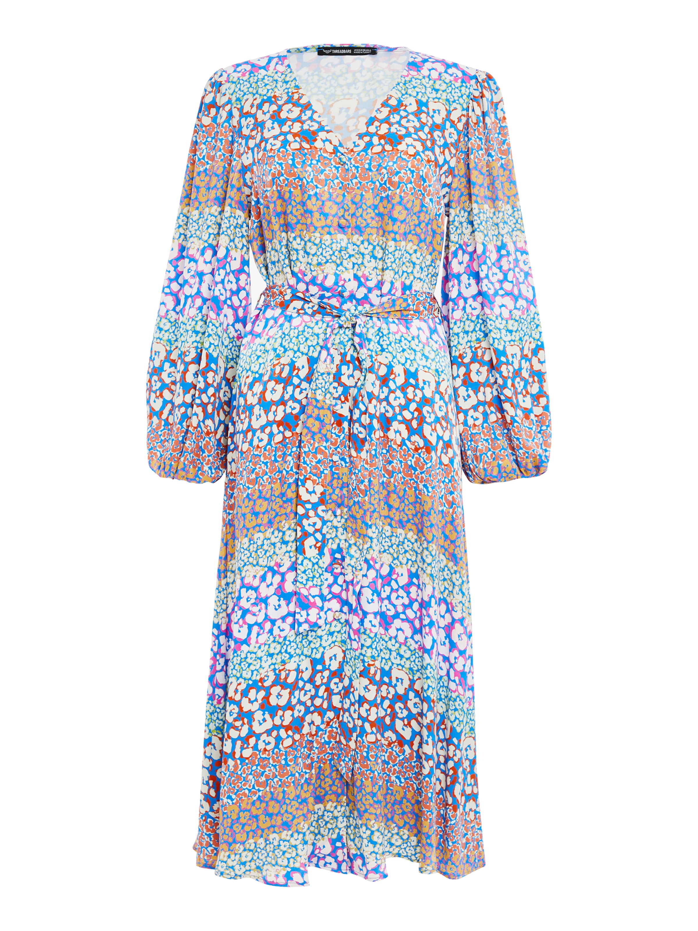 Threadbare Jurk 'Pineapple' in Gemengde kleuren: voorkant