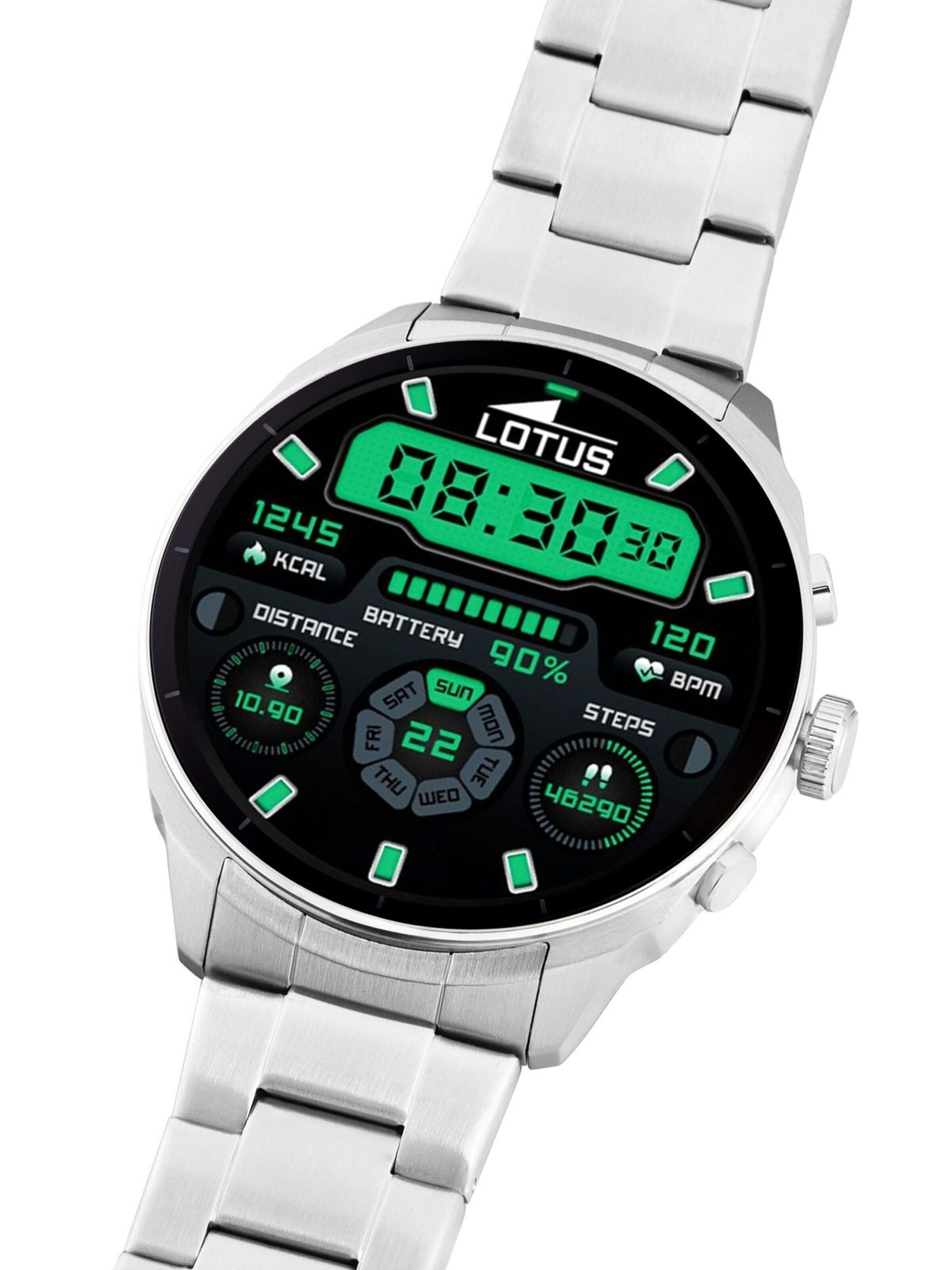 Lotus Digital Watch 'Smartwatch Smartwatch' in Black