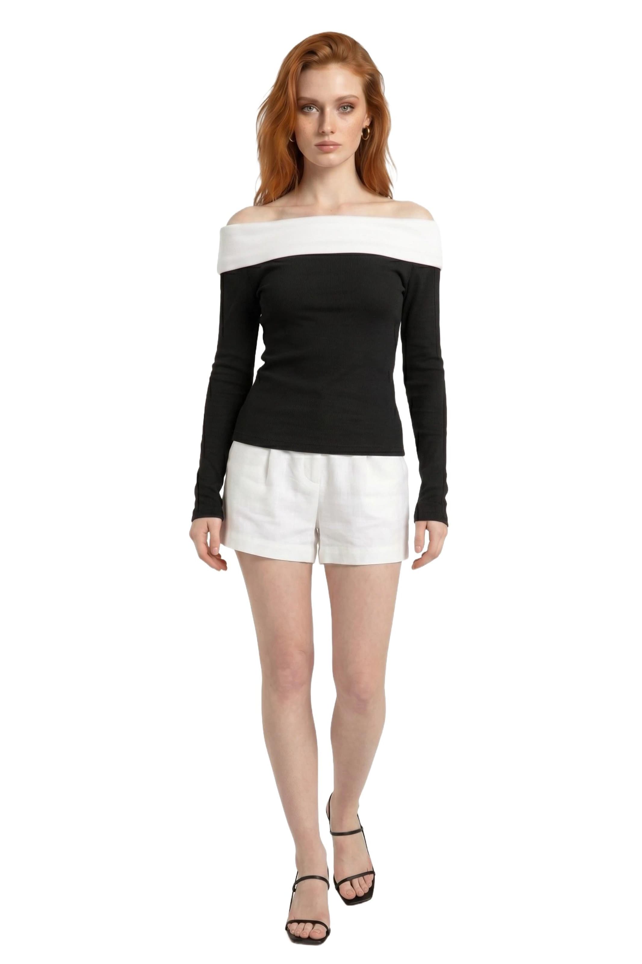 Alexa Dash Shirt in Schwarz
