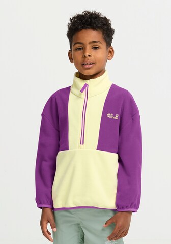 JACK WOLFSKIN Athletic Sweater in Yellow