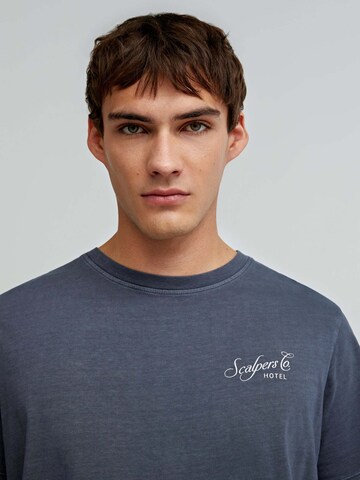 Scalpers Shirt 'Hotel' in Blau
