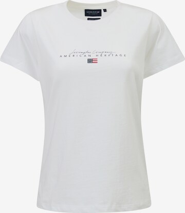 Lexington T-Shirt 'VANESSA' in Weiß: predná strana