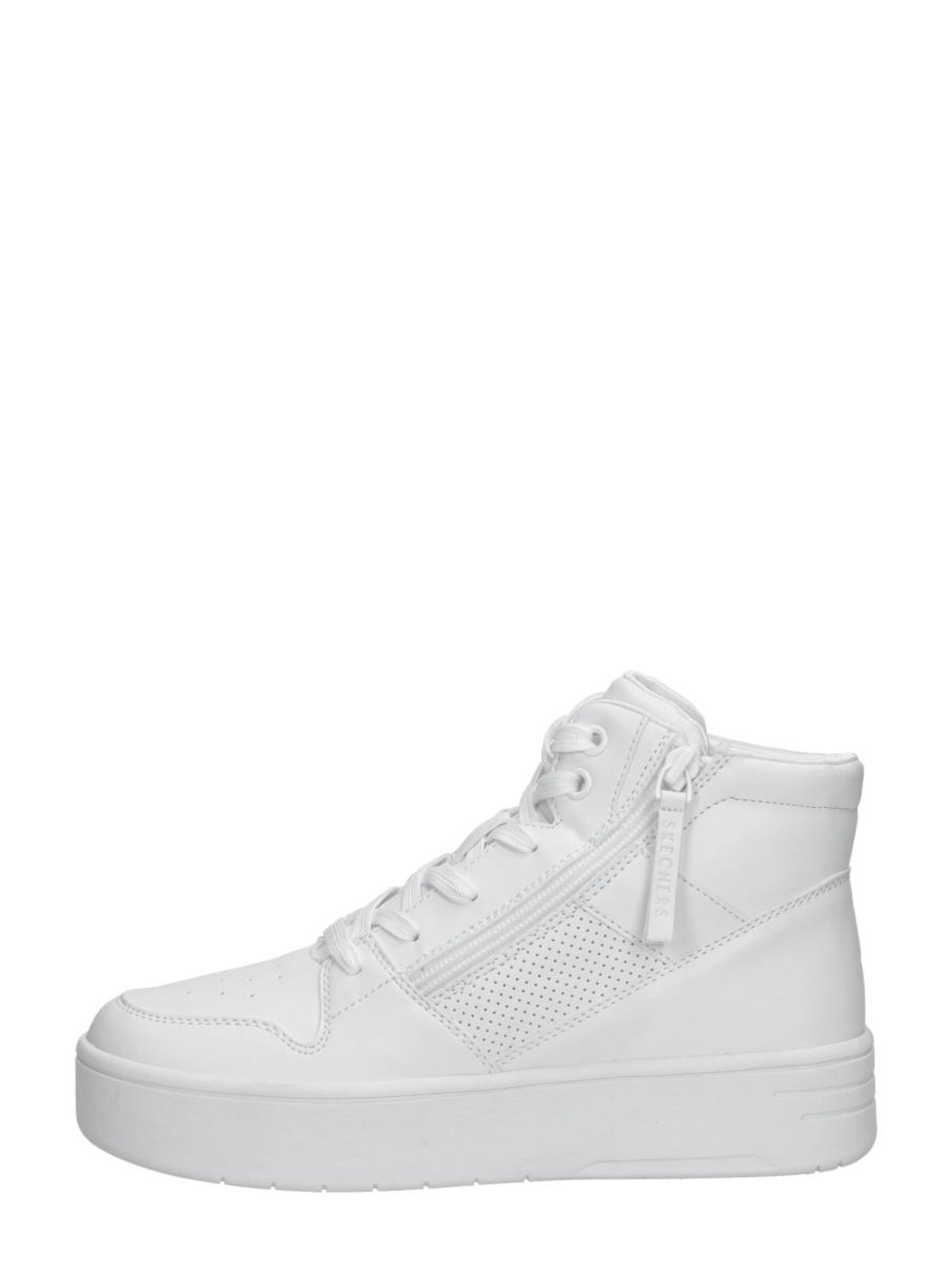 Baskets 'Court High - Color Voltage' SKECHERS en blanc : devant