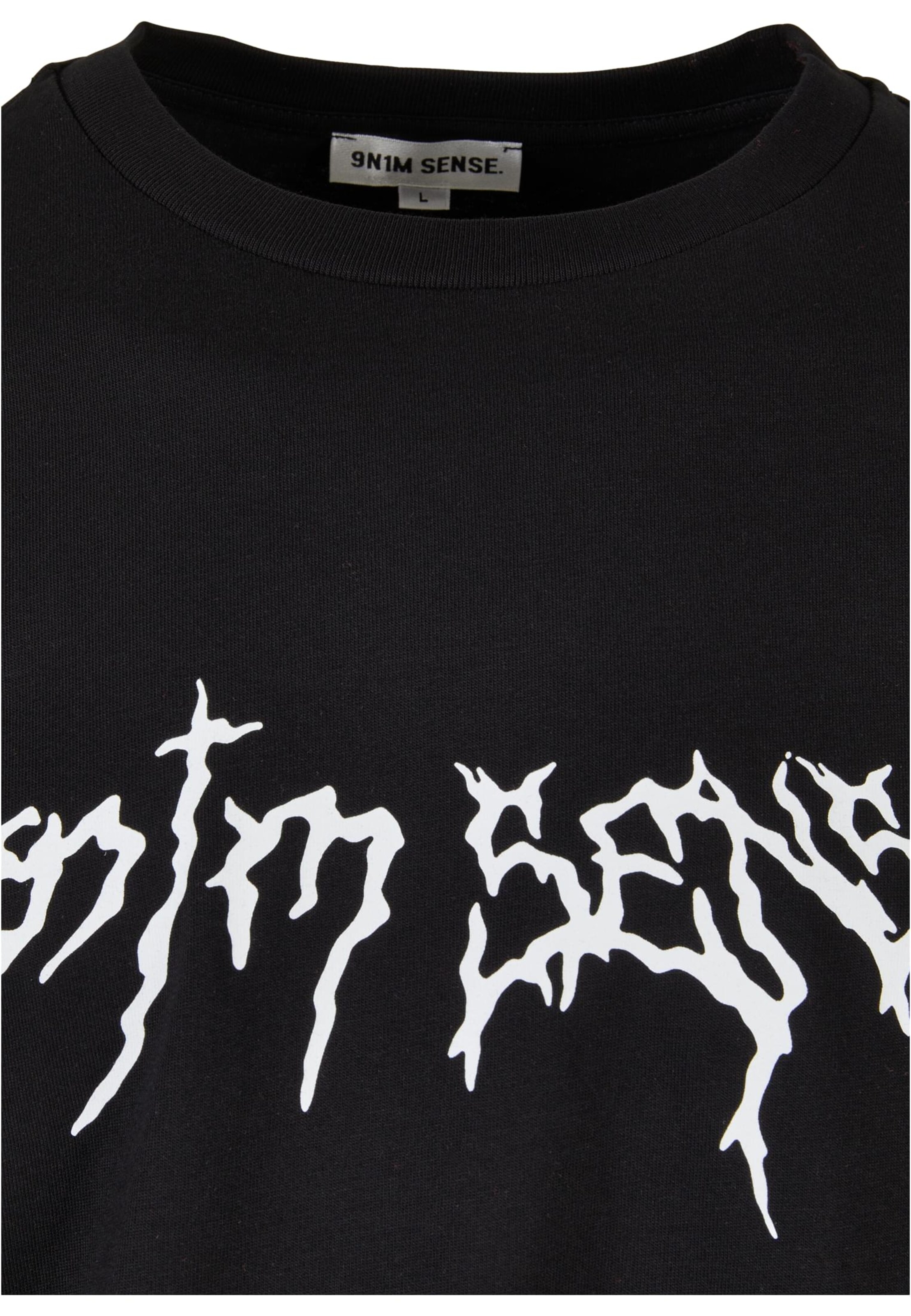 9N1M SENSE Μπλουζάκι σε μαύρο