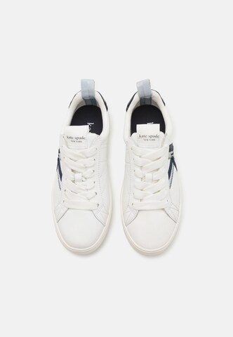 Baskets basses Kate Spade en blanc : au dessus