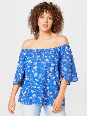 Persona by Marina Rinaldi Bluse 'BIG' in Blau: predná strana