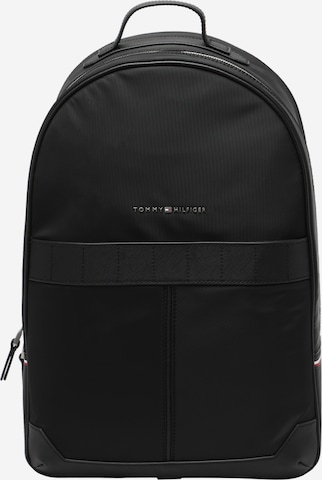 TOMMY HILFIGER - Mochila en negro: frente